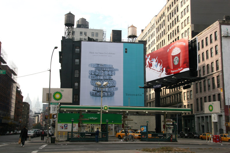 Tiffany & Starbucks Billboards