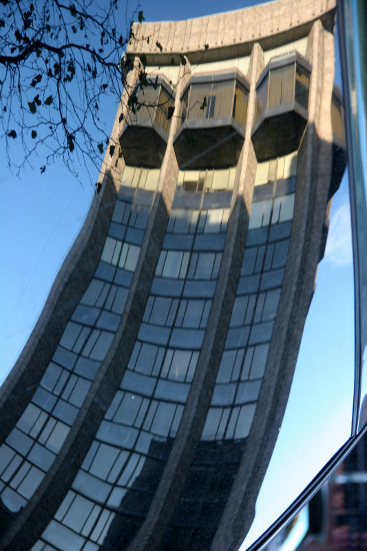 NYU Courant Institute of Mathematics - SUV Window Reflection