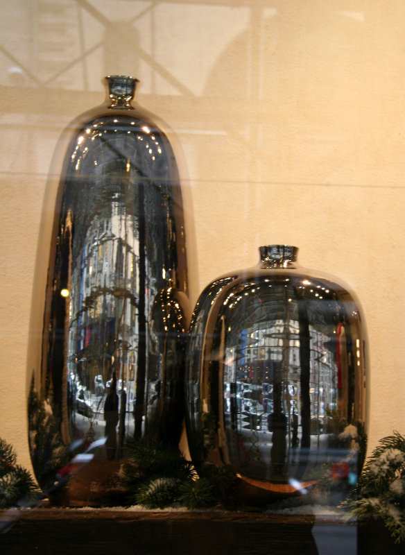 Vase Reflections - Banana Republic Window