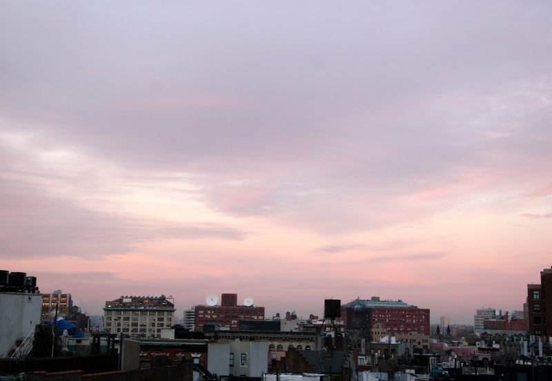 Rose Sunrise - West Greenwich Village & New Jersey Palisades