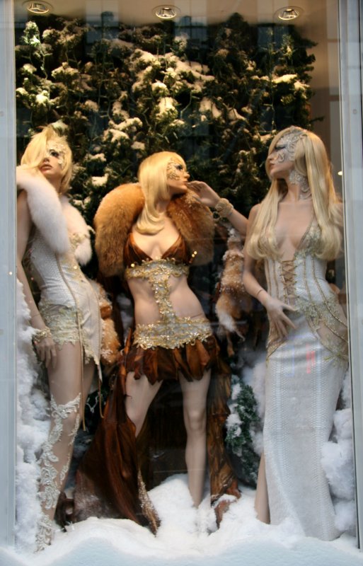 Snow Bunnies Window