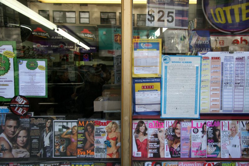Convenience & Lottery Store Window