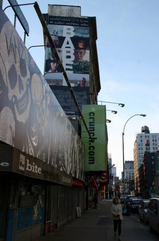 Intersection Signs at Bleecker Street - Downtown View