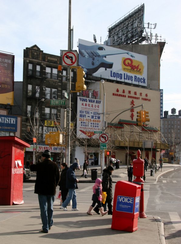 Canal at the Bowery Intersection