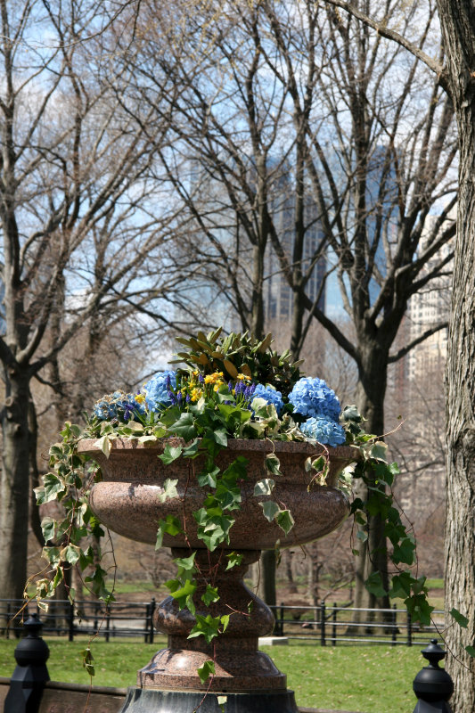 Floral Urn - Mall Entrance