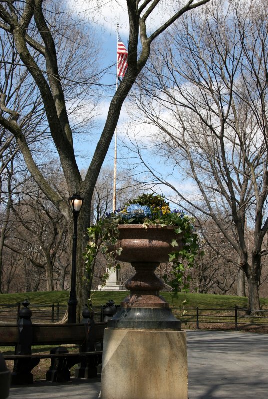 Floral Urn - Mall Entrance
