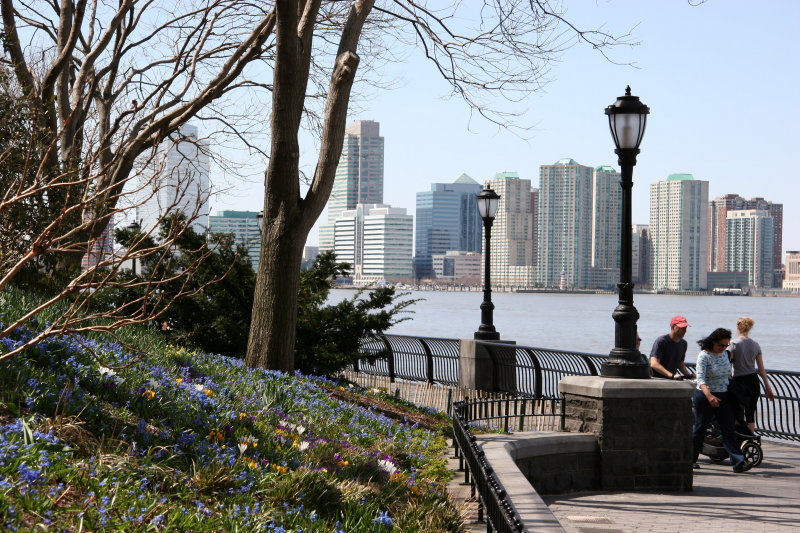 Promenade with Jersey City Skyline