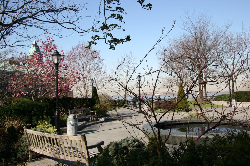 Entrance to Robert Wagner Jr Garden