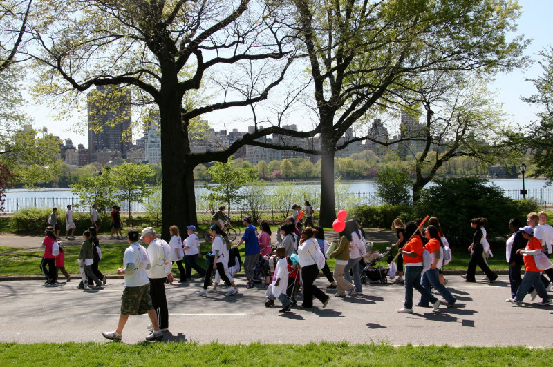 Womens March to Defeat Cancer at the Reservoir