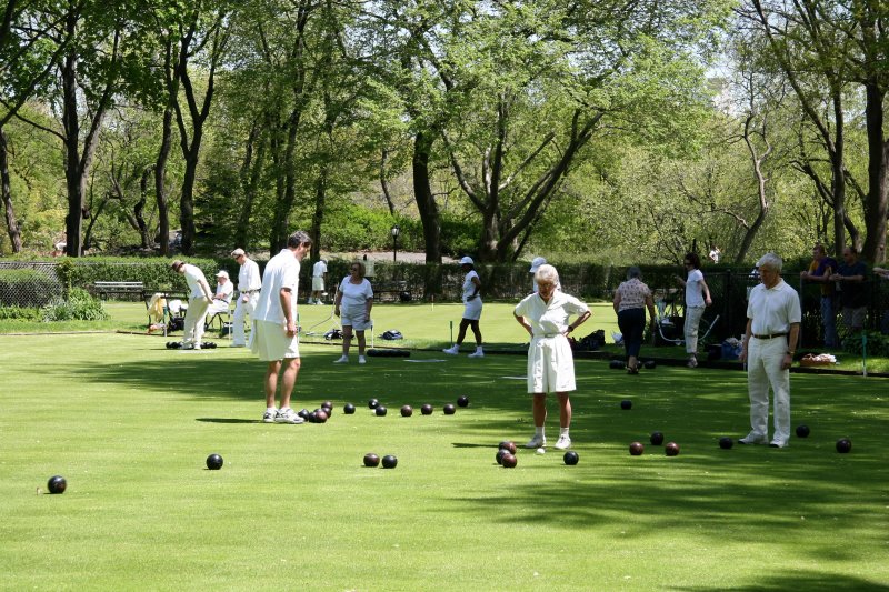 Grass Bowling Grounds near West 70th Street
