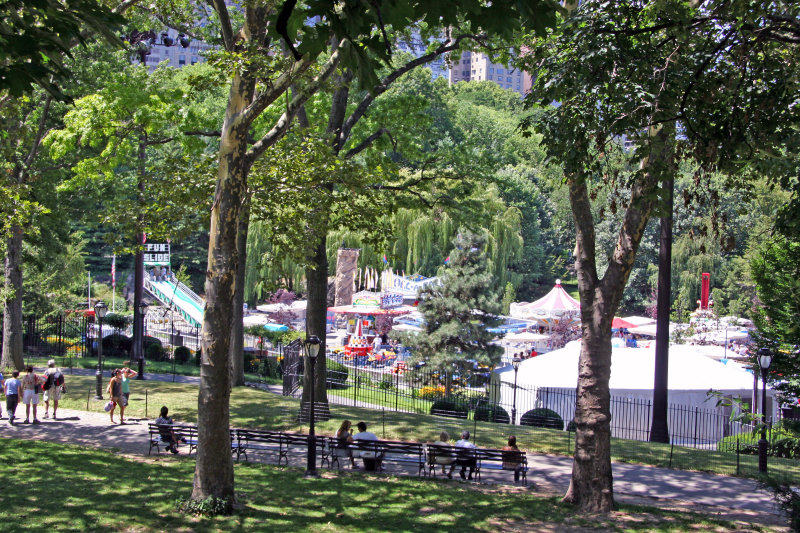 Childrens Amusement Park at the Ice Skating Rink