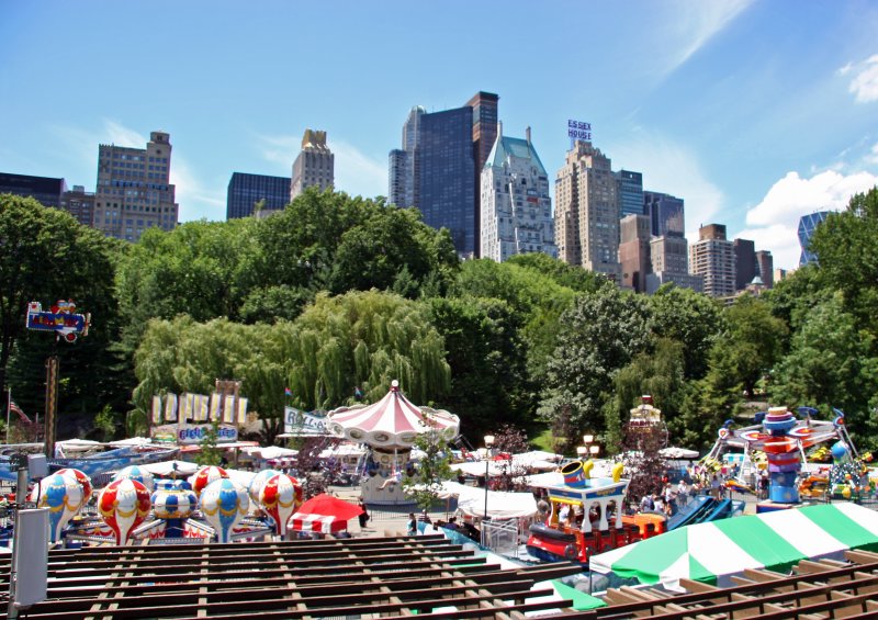 Childrens Amusement Park at the Ice Skating Rink