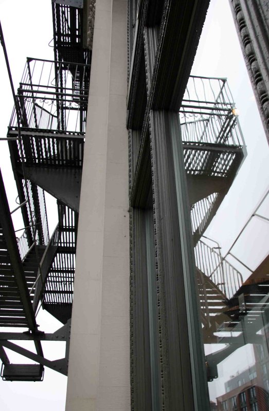 Fire Escape with Reflection - Cable Building