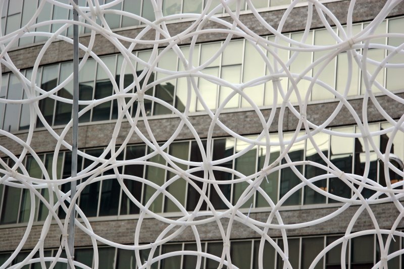 White Hoop Dome Exhibit - Petrosino Square