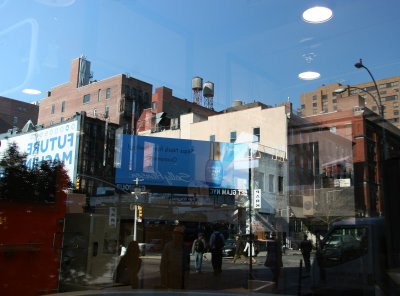 Window Reflections of Lafayette/Bond Street Intersection