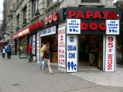 Papaya Dog at Sixth Avenue
