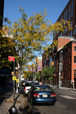 View toward 6th Avenue from Thompson Street