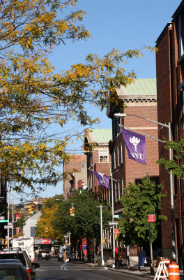 NYU Law School - View toward 6th Avenue from Thompson Street