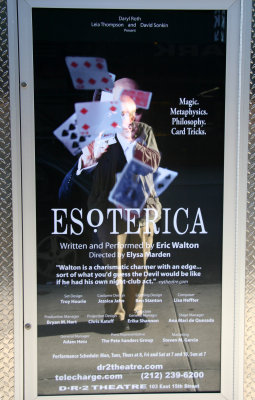 Daryl Roth Theatre - Esoterica Play Board