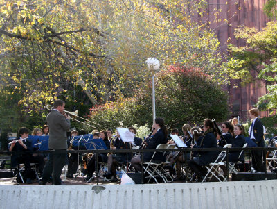 Preparing for a Band Concert