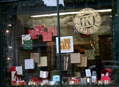 Gift Wrappings - Kate's Paperie Window