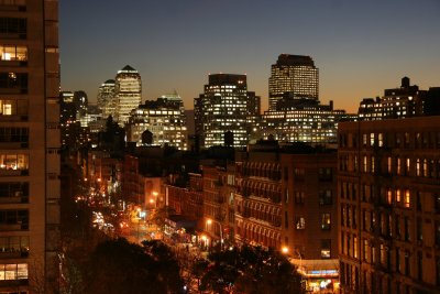 Downtown Manhattan after Sundown