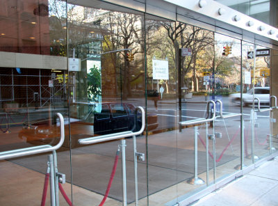 Kimmel Theater Entrance - NYU Student Center Window Reflections