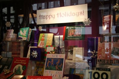 NYU Bookstore Window