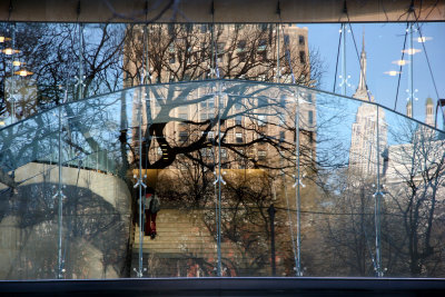 NYU Student Center Window Reflection