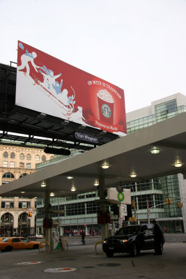 Gas Station & Starbuck's Billboard