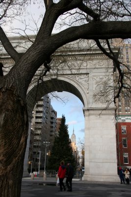 Scholar Tree, Arch, Christmas Tree & Empire State Building