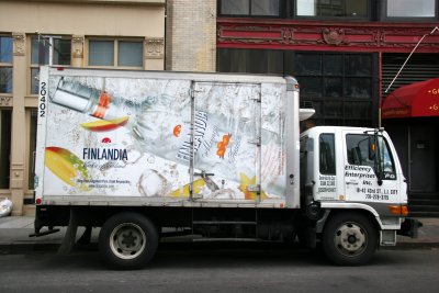 Finlandia Vodka Delivery Truck