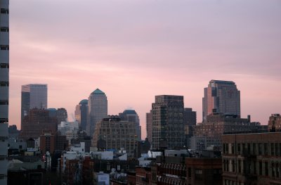 Rose Sunrise - Downtown Manhattan