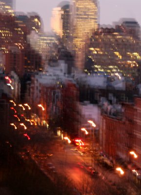 Dawn - Downtown Manhattan Abstract