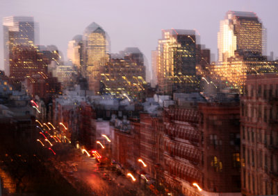 Dawn - Downtown Manhattan Abstract