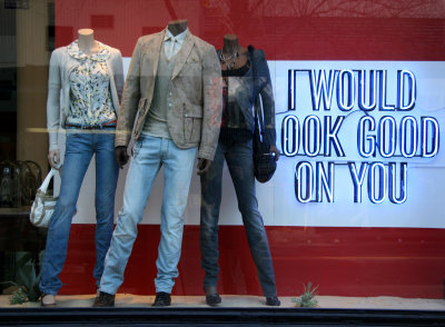 Diesel Clothing Store Window at University Place