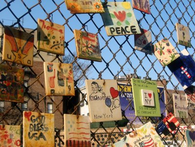 911 Memorial Tile Fence