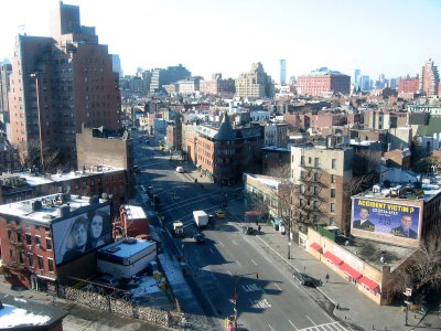 Avenue with Skyline View  of Lower Manhattan & Jersey City NJ