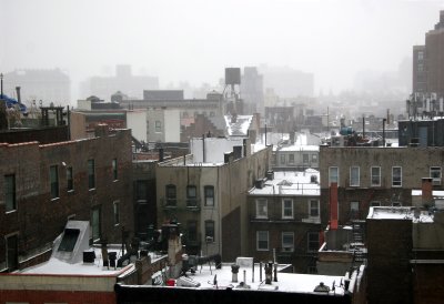 West Village Snow Top Roofs
