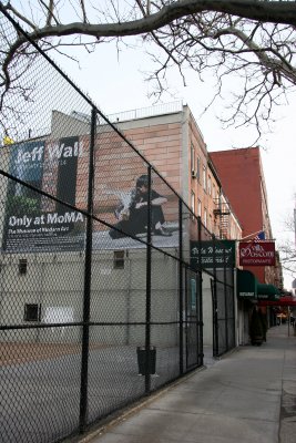 Playground, MOMA Jeff Wall Billboard & North View of MacDougal Street