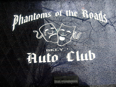 Phantoms of the Roads Brooklyn Auto Club - SUV Rear Window