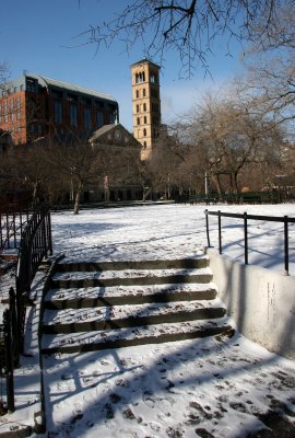 Steps to the Performance Stage - NYU Law School & Judson Church