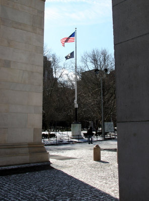 Arch & Flag Pole
