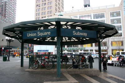 Subway Station at 14th Street & University Place