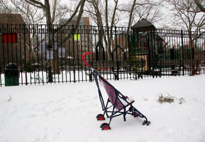 Abandoned Stroller at the Playground