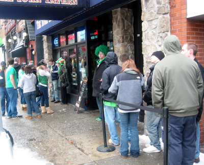 Saint Patrick's Day Bar/Street Scene