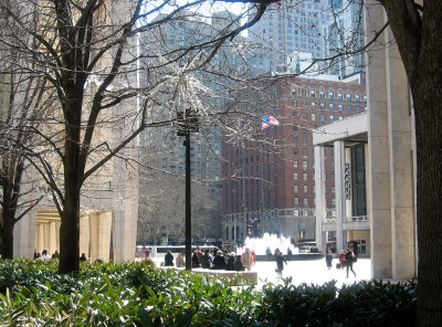 Plaza View from the Garden