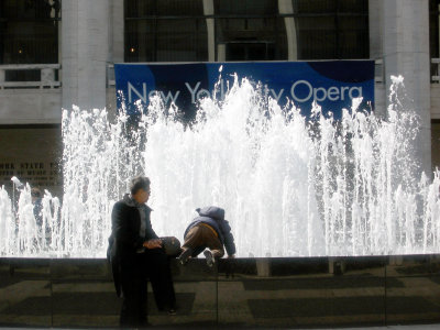 Fountain & NYC Opera House