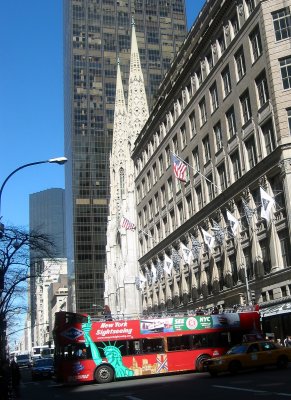 Saks, St Patrick's Cathedral & Olympic Tower
