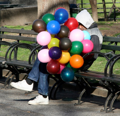 Easter Sunday Balloon Man